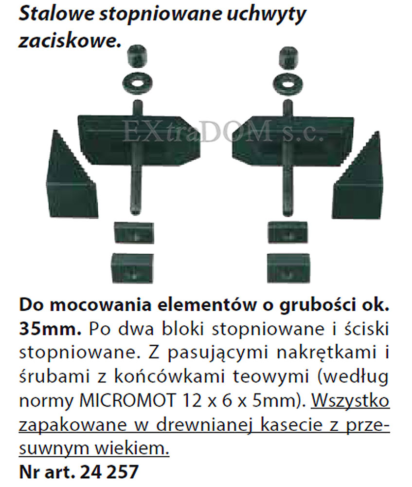 zaciski stalowe Proxxon