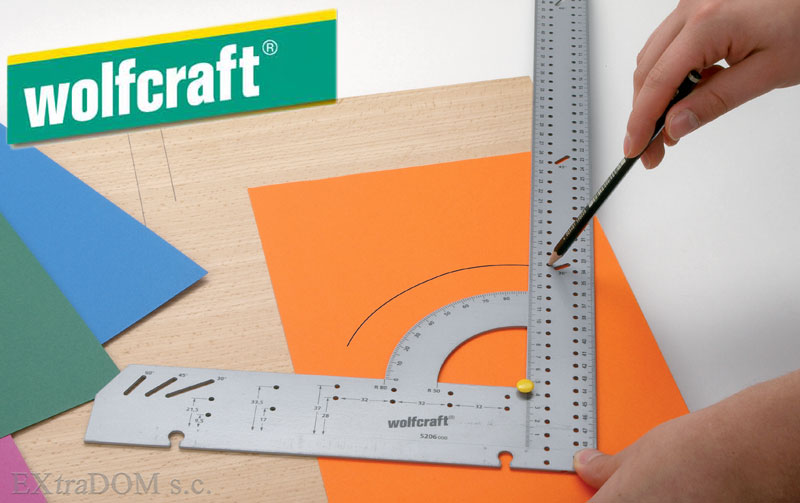 Kątownik pomiarowy Woflcraft 280 x 500mm 5206000